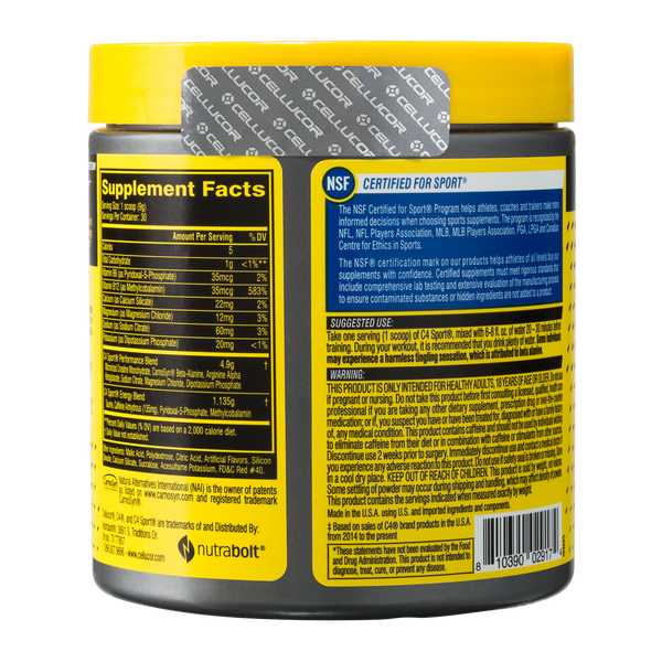 C4 Sport - Pre-Workout - Cellucor View 5